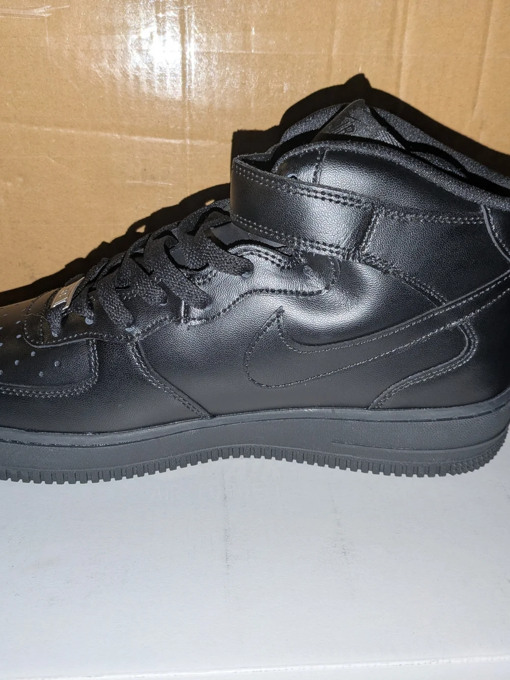 Men's Black Nike Air Force 1 '07 High Top Sneakers Size 12 New In Box!